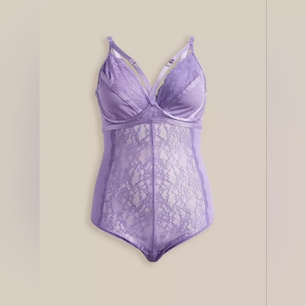 Torrid Straps and lace bodysuit